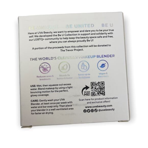 Uvé Beauty Be U Limited Collection Makeup Blenders Pride Edition New in Box - Picture 6 of 8